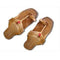 Light Cream Color Kolhapuri Chappal